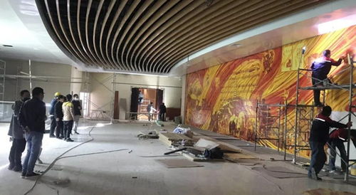 范迪安 白曉剛創作壁畫 延安文藝 永恒華章 在延安文藝紀念館落成